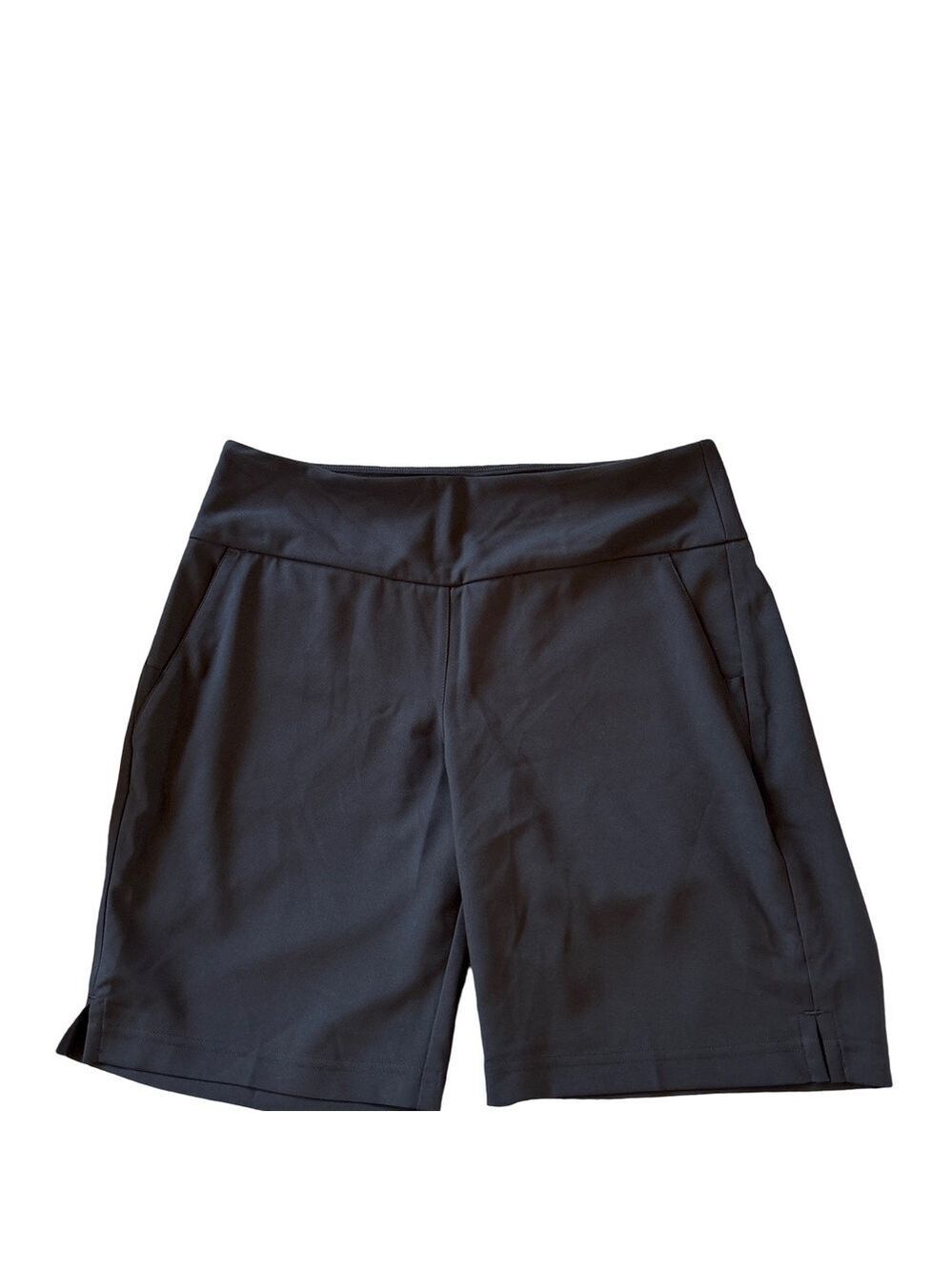 adidas Women's Black Polyester Athletic Shorts Medium